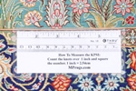 finest signed silk qum persian carpet