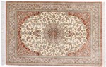 5ftx3ft genuine persian silk qum carpet