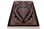 5x3 signed silk isfahan rug