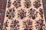 5x3 floral design silk isfahan rug