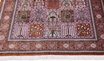 5x3 silk handmade qum persian rug