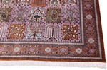 5x3 silk handmade qum persian rug