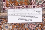 5x3 silk handmade qum persian rug