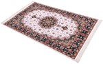 signed silk qom carpet 600kpsi