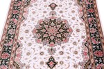 signed silk qom carpet 600kpsi