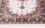 signed silk qom carpet 600kpsi