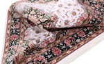 signed silk qom carpet 600kpsi