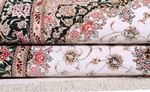 signed silk qom carpet 600kpsi