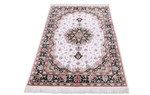 signed silk qom carpet 600kpsi