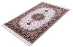 signed silk qom carpet 600kpsi