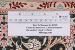 signed silk qom carpet 600kpsi