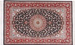 signed silk qom carpet 600kpsi