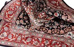 signed silk qom carpet 600kpsi