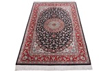 signed silk qom carpet 600kpsi