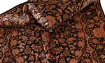 pure silk handmade qom persian carpet