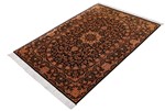 pure silk handmade qom persian carpet