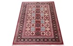 pure silk handmade qom persian carpet