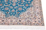 5ft 150cm silk nain persian carpet