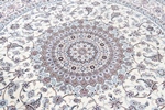 8ft 250cm round nain persian carpet