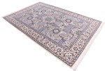 8x5 handmade silk nain persian rug