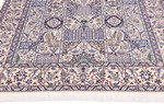 8x5 handmade silk nain persian rug