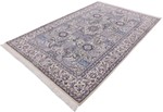 8x5 handmade silk nain persian rug