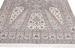 10x7 nain persian rug gonbad design