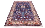handmade silk esfahan persian carpet