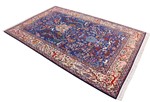 handmade silk esfahan persian carpet