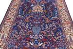 handmade silk esfahan persian carpet