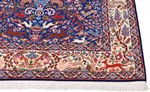 handmade silk esfahan persian carpet