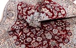 6ft 180cm silk nain persian carpet