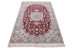 6ft 180cm silk nain persian carpet
