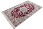 6ft 180cm silk nain persian carpet