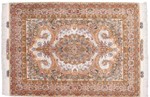 luxury silk tabriz rug