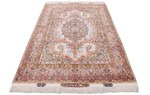 luxury silk tabriz rug
