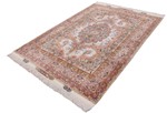 luxury silk tabriz rug
