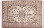 7ft 5ft silk isfahan carpet