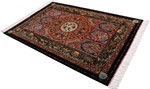 unique 6x4 silk qum persian rug rare design