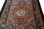 unique 6x4 silk qum persian rug rare design