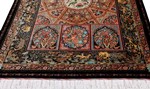 unique 6x4 silk qum persian rug rare design