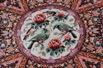 unique 6x4 silk qum persian rug rare design