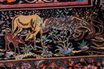 unique 6x4 silk qum persian rug rare design
