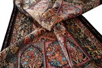 unique 6x4 silk qum persian rug rare design