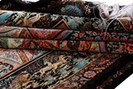 unique 6x4 silk qum persian rug rare design