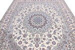 10ft 8ft 6lah blue silk nain rug