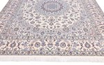 10ft 8ft 6lah blue silk nain rug