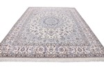 10ft 8ft 6lah blue silk nain rug