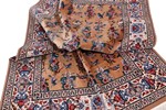 7x4 dardashti signed silk isfahan rug