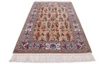 7x4 dardashti signed silk isfahan rug